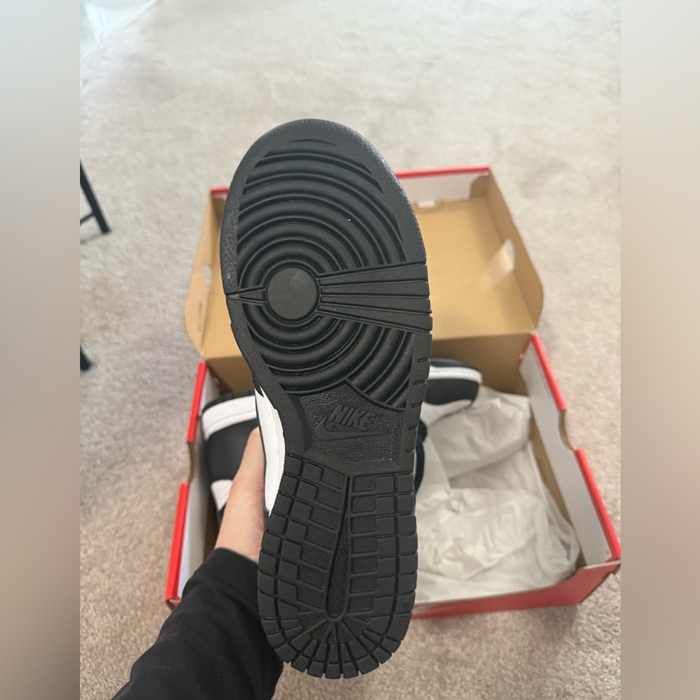 Nike Black and White High-Top Sneakers - Picture 2 of 3